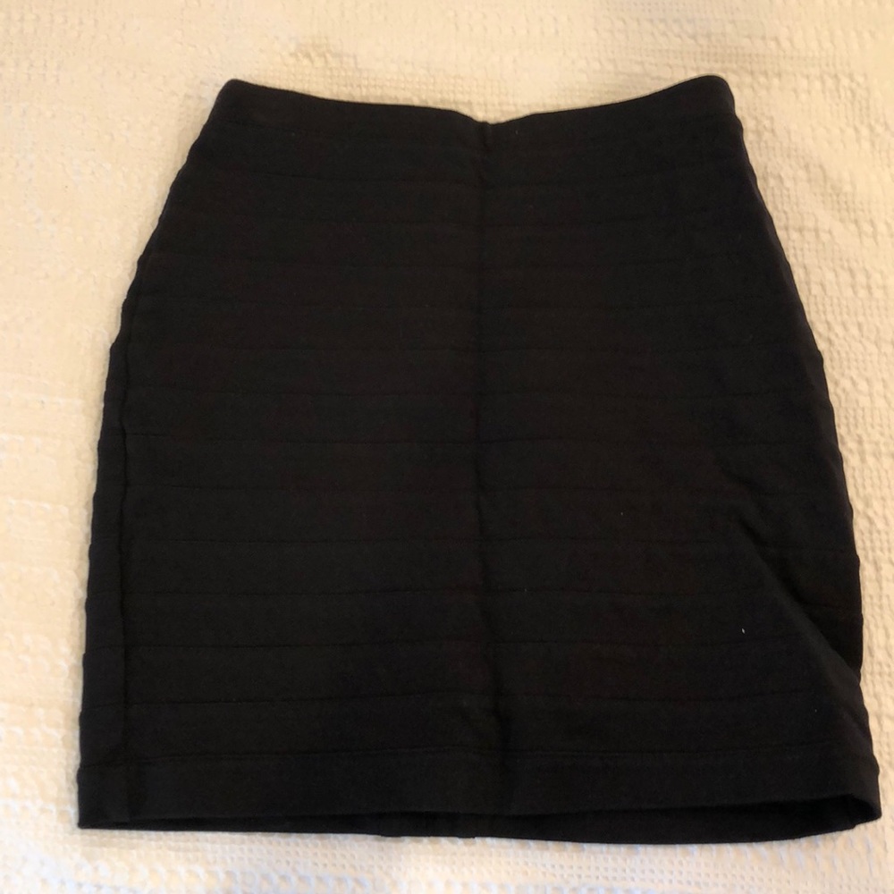 Thick Black pencil skirt